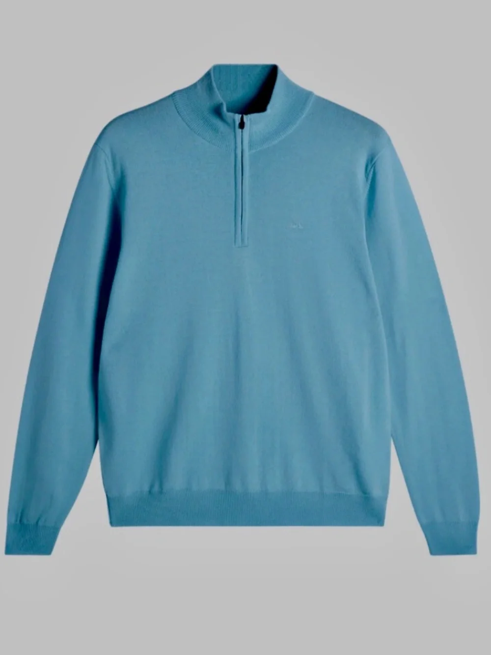 2027 SPRING SAMPLE 🔥 KIYAN BALTIC SEA 1/4 ZIP MERINO WOOL SWEATER